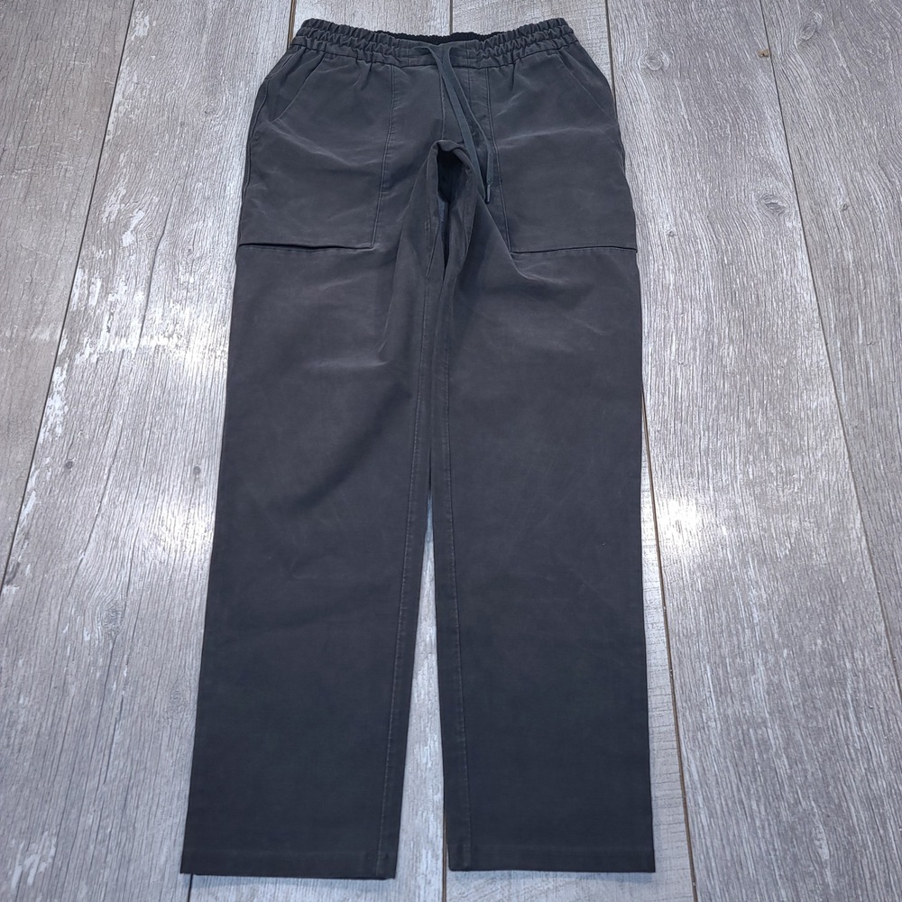 Lululemon Bowline Pants Men Small Grey Drawstring Elastic Straight Utilitech